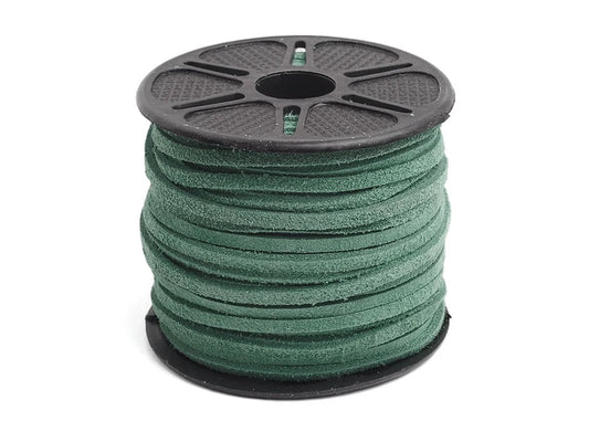 SUEDE LACE 3.5mm GREEN