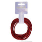 Faux Suede Lacing Red