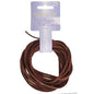 Faux Suede Lacing Brown