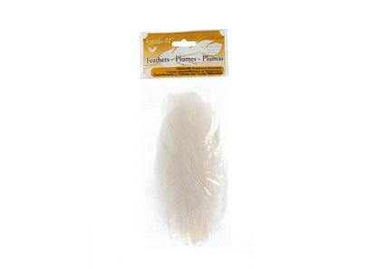 Goose Feathers 5-7in White