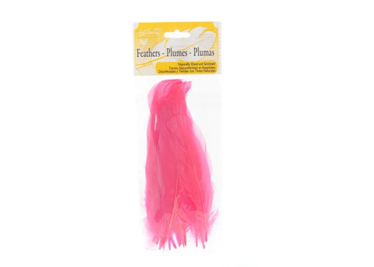Goose Feathers 5-7in Pink