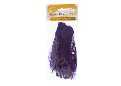 Goose Feathers 5-7in Purple