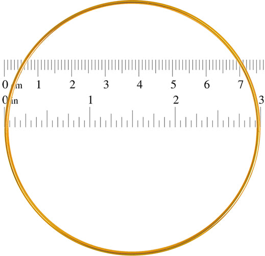 Metal Rings 3in (76mm) Brass
