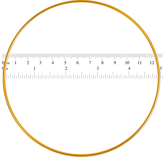 Metal Rings 5in (12.7cm) Brass