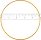 Metal Rings 5in (12.7cm) Brass