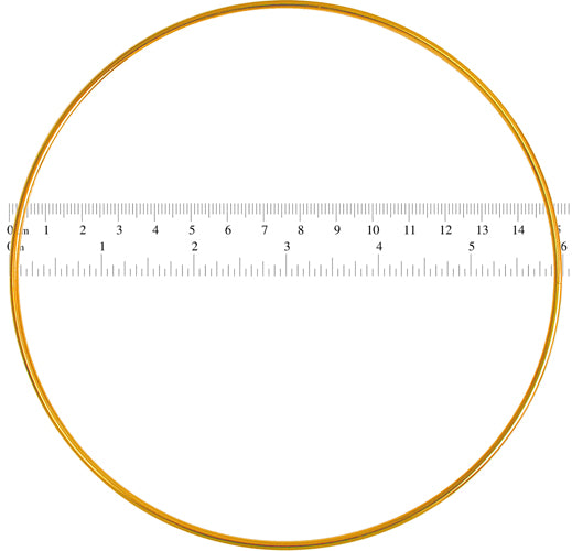 Metal Rings 6in (15.2cm) Brass