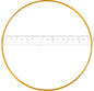 Metal Rings 7in (17.8cm) Brass
