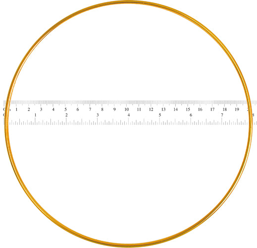 Metal Rings 8in (20.3cm) Brass