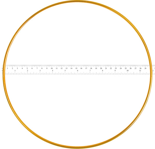 Metal Rings 12in (30.5cm) Brass