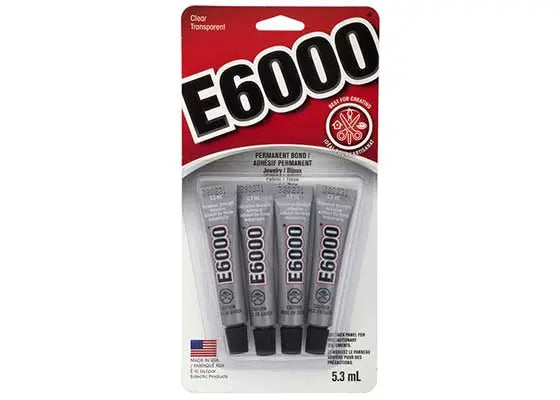Glue E-6000 Clear Mini 5.3ml Tubes 4 pcs