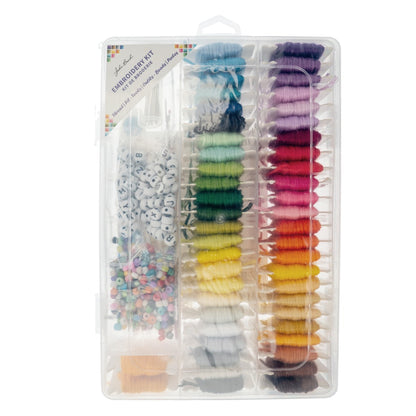 Embroidery Kit Thread/Tools/Beads