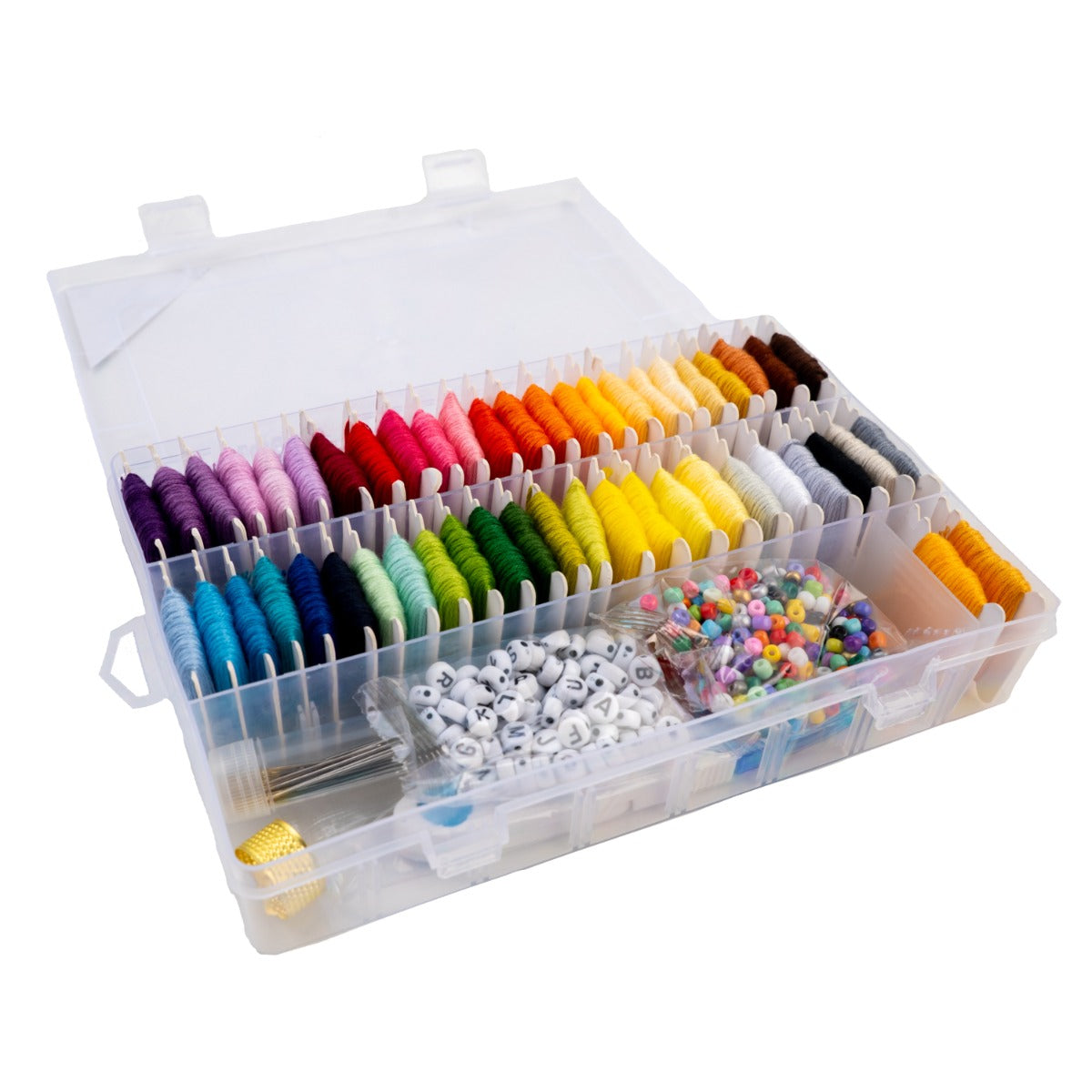 Embroidery Kit Thread/Tools/Beads