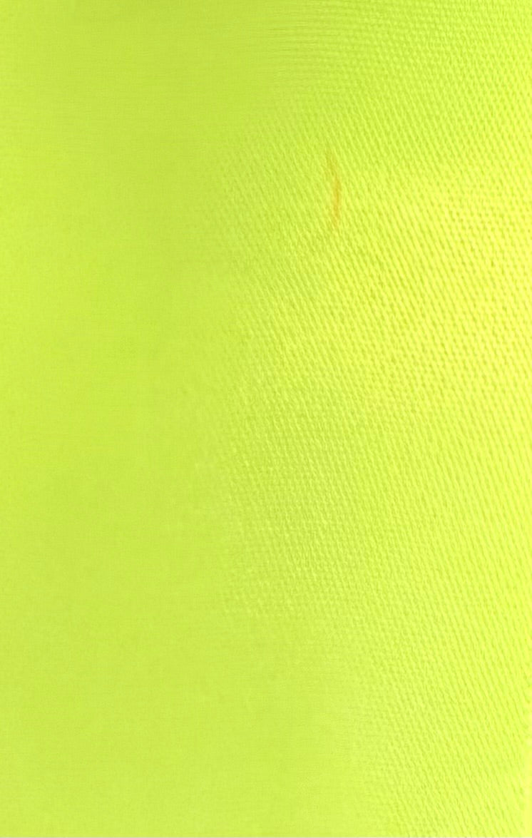 Neon Green 1.5" Single Face Polyester