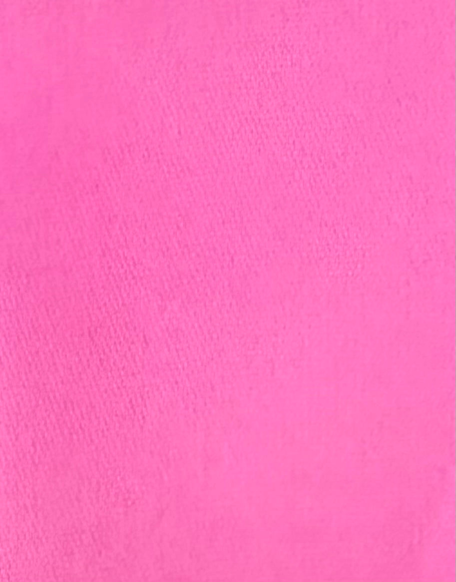 Pink 1.5" Single Face Polyester