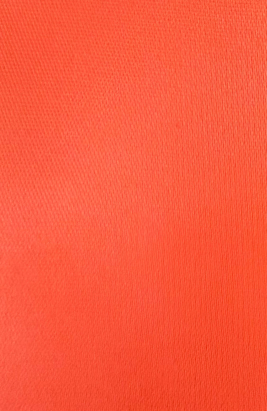 Neon Orange 1.5" Single Face Polyester