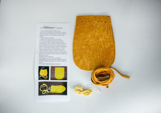 Leather Medicine Bag Kit
