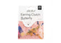 Earring Clutch Butterfly 6x3mm Gold 20pcs