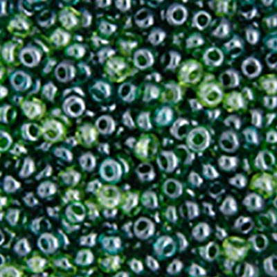 Czech Seed Beads apx. 22g Vial 6/0 Seagreen Luster Mix
