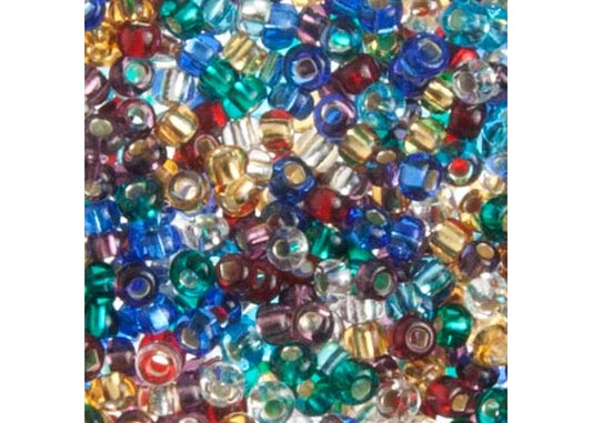 CZECH SEEDBEAD APPROX 22g VIAL 8/0 S/L MULTI