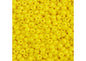 CZECH SEEDBEAD APPROX 22g VIAL 8/0 OPAQUE LEMON YELLOW