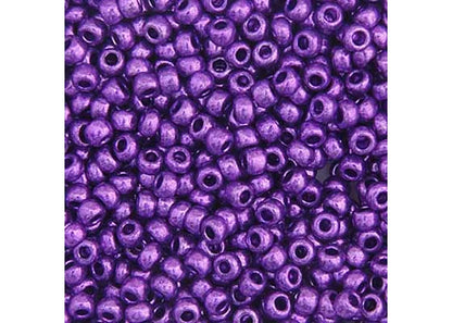 CZECH SEEDBEAD APPROX 22g VIAL 8/0 METALLIC PURPLE