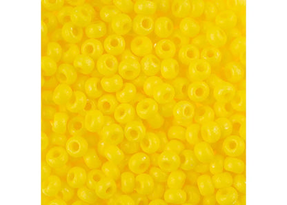 Czech Seedbead apx22g Vial 8/0 Terra Intensive Yellow