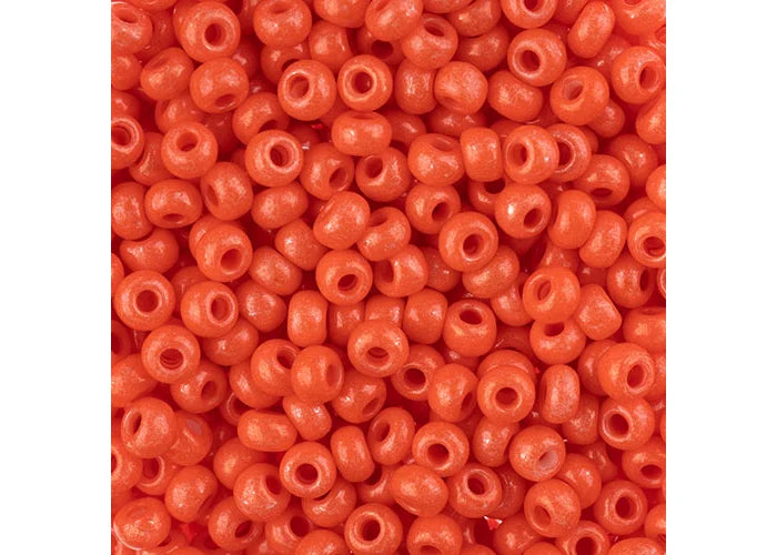 Czech Seedbead apx22g Vial 8/0 Terra Intensive Orange