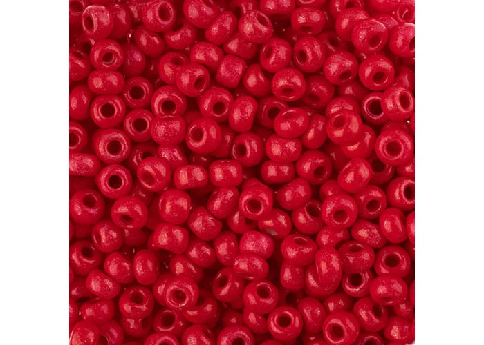 Czech Seedbead apx22g Vial 8/0 Terra Intensive Red