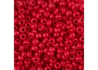 Czech Seedbead apx22g Vial 8/0 Terra Intensive Red