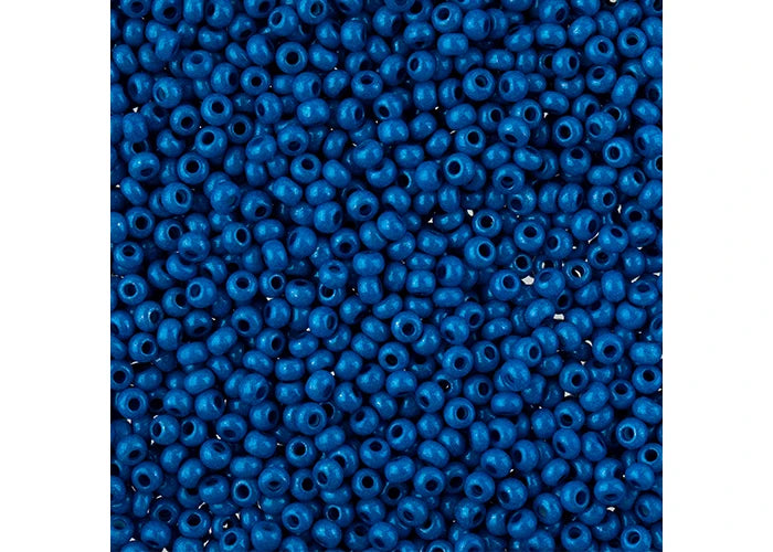 Czech Seedbead apx22g Vial 8/0 Terra Intensive Blue