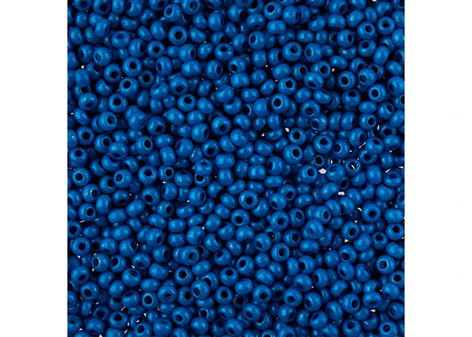 Czech Seedbead apx22g Vial 8/0 Terra Intensive Blue