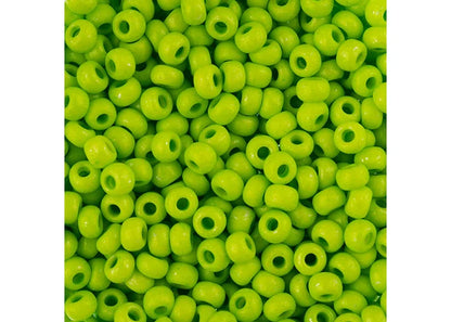 Czech Seedbead apx22g Vial 8/0 Terra Intensive Light Green