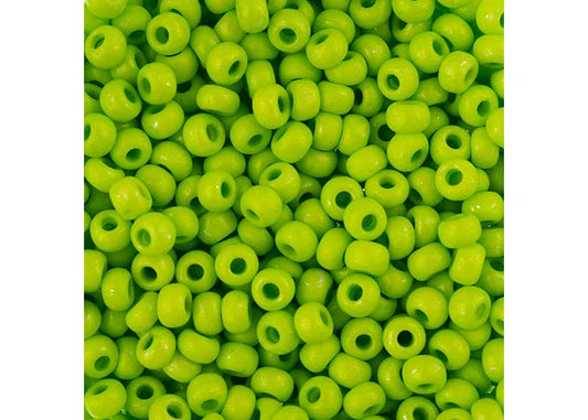 Czech Seedbead apx22g Vial 8/0 Terra Intensive Light Green