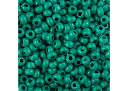 Czech Seedbead apx22g Vial 8/0 Terra Intensive Dark Green