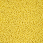 Czech Seed Bead apx 22g Vial 10/0 PermaLux Dyed Chalk Light Yellow Matt