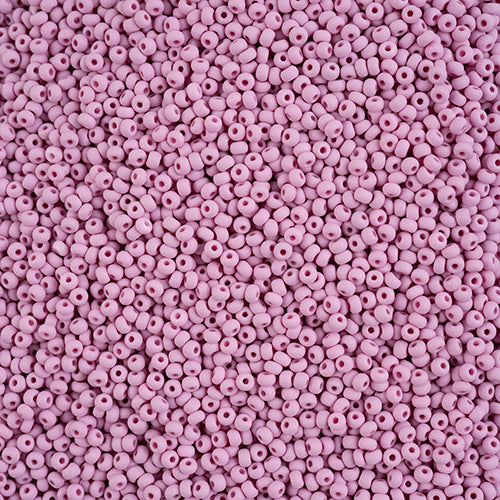 Czech Seed Bead apx 22g Vial 10/0 PermaLux Dyed Chalk Violet Matt