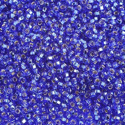 Czech Seed Beads 10/0 S/L Dark Blue