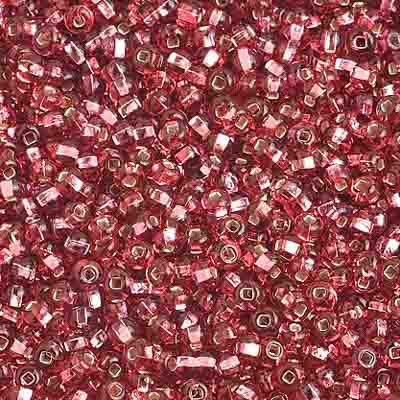 Czech Seed Beads 10/0 S/L Pink Natural