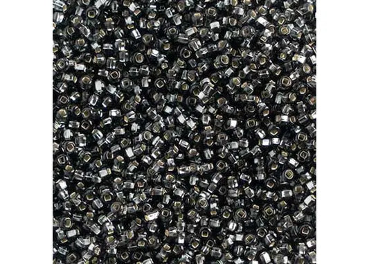 Czech Seed Beads 10/0 S/L Grey