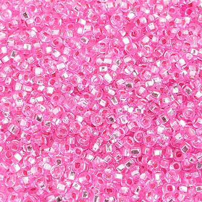 Czech Seed Beads 10/0 S/L Dyed Rose