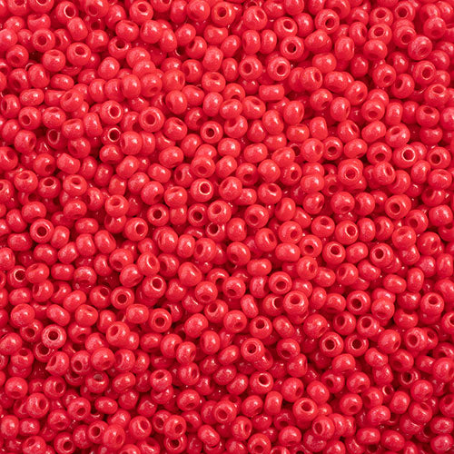 Czech Seed Beads 10/0 Terra Intensive Red