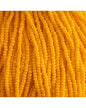Czech Seed Beads 11/0 Cut Opaque Light Orange Strung