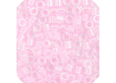 Miyuki Delica 11/0 Pale Pink Lined-Dyed