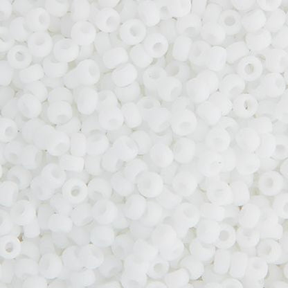 Miyuki Seed Bead 11/0 apx.22g Chalk White Opaque Matte