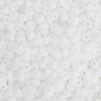 Miyuki Seed Bead 11/0 apx.22g Chalk White Opaque Matte