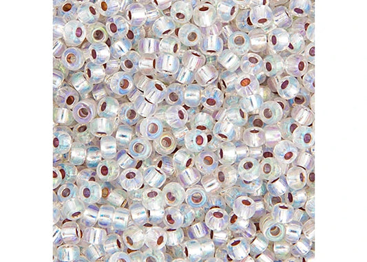 Miyuki Seed Bead 11/0 apx.22g Crystal Silver Lined AB
