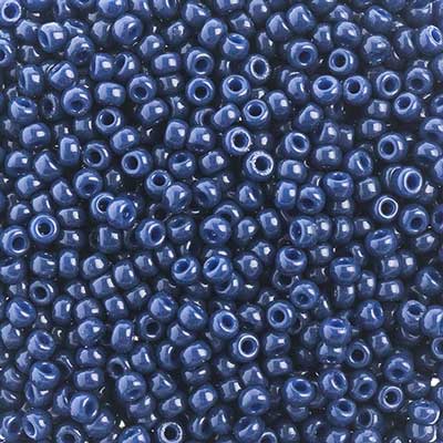 Miyuki Seed Bead 15/0 apx 22g Duracoat Navy Blue Dyed