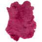 Rabbit Fur Skin apx 11x15in Dyed Pink