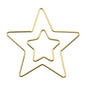Metal Shapes Star 2pcs 50mm/110mm Iron