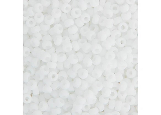 0402FV Chalk White Opaque Matte 11/0